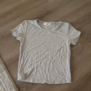 Pink Rose Heather Gray Tee